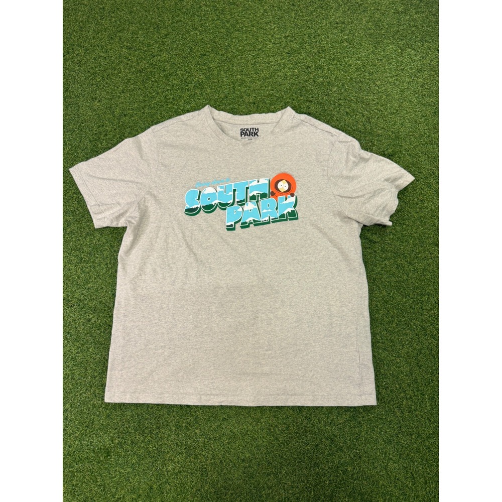 South Park Kenny McCormick Graphic T-Shirt‎ Gray Mens Large AW25 Comedy Partners